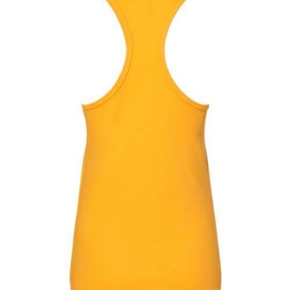 Trippy Rotty Rottweiler Dog Breed Gold Scoop Neck Tank Top Racerback Retro Funky - Picture 3 of 4